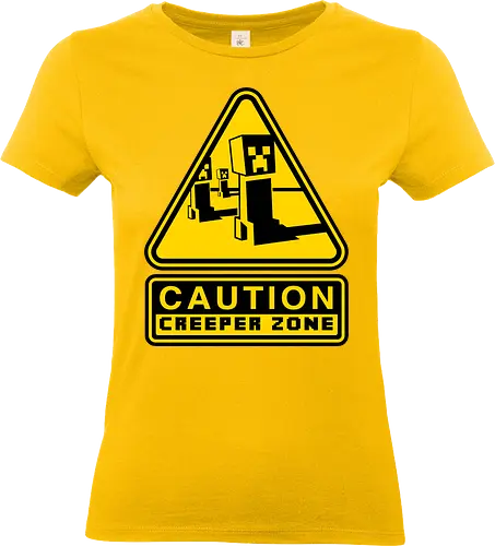 Danger Creeper - danger, creeper, minecraft - Standard T-Shirt (Frauen)
