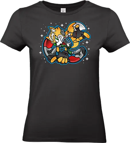 Fox adventure - starfox, adventure, stars - Standard T-Shirt (Frauen)