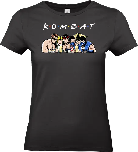 Kombat friends - mortal, kombat, game, retro, demonigote - Standard T-Shirt (Frauen)