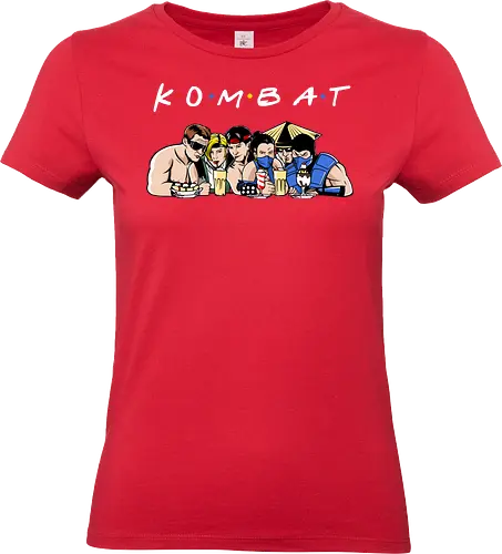 Kombat friends - mortal, kombat, game, retro, demonigote - Standard T-Shirt (Frauen)