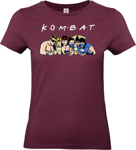 Kombat friends - mortal, kombat, game, retro, demonigote - Standard T-Shirt (Frauen)