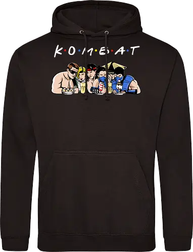 Kombat friends - mortal, kombat, game, retro, demonigote - Standard Hoodie