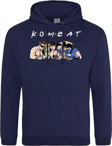 Kombat friends - mortal, kombat, game, retro, demonigote - Standard Hoodie