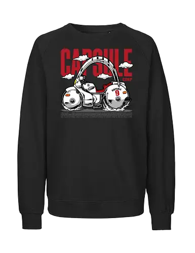 capsule motorbike - capsule, motorcycle, motorbike, cool, anime, veshicle - Fairtrade Sweatshirt