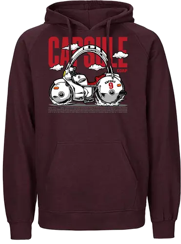 capsule motorbike - capsule, motorcycle, motorbike, cool, anime, veshicle - Fairtrade Hoodie