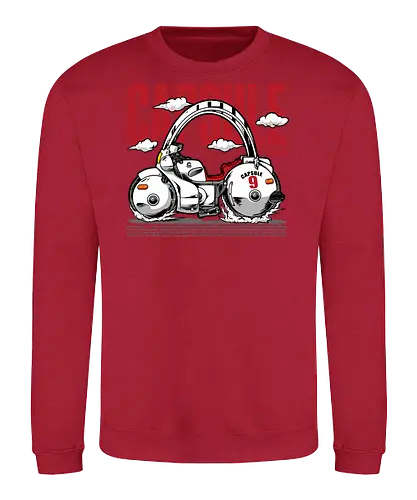 capsule motorbike - capsule, motorcycle, motorbike, cool, anime, veshicle - Sweatshirt