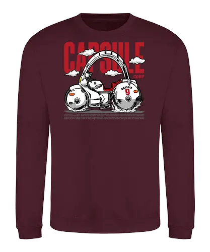 capsule motorbike - capsule, motorcycle, motorbike, cool, anime, veshicle - Sweatshirt