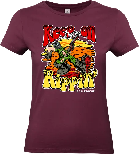 Keep on Rippin - doom, marine, mars, alien, rock, metal - Standard T-Shirt (Frauen)
