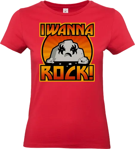 I wanna rock - rock, metal, heavy - Standard T-Shirt (Frauen)