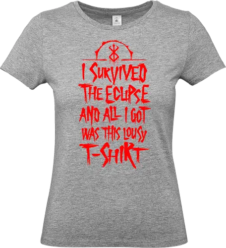 I survived the eclipse - eclipse, berserk, anime, manga - Standard T-Shirt (Frauen)