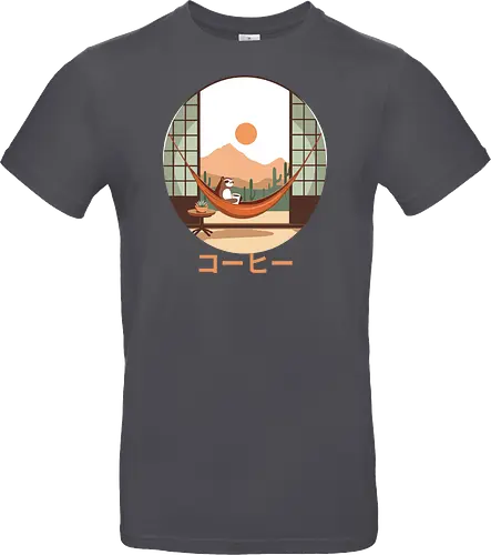 Relaxing Sloth in Desert Sunset