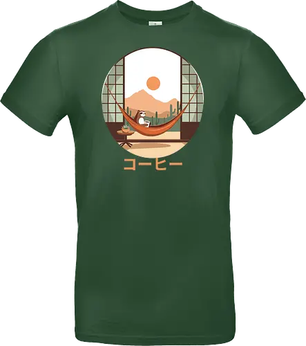 Relaxing Sloth in Desert Sunset