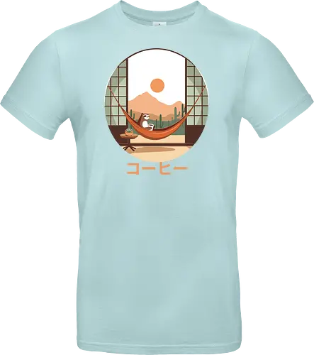 Relaxing Sloth in Desert Sunset