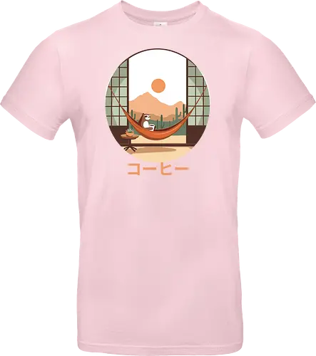 Relaxing Sloth in Desert Sunset