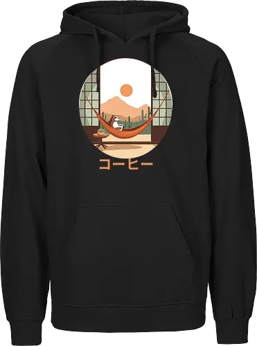 Relaxing Sloth in Desert Sunset