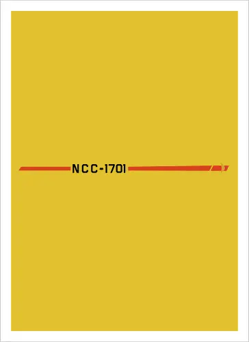 NCC - 1701 Enterprise - NCC - 1701 Enterprise, enterprise, Space, kirk - Kunstdruck