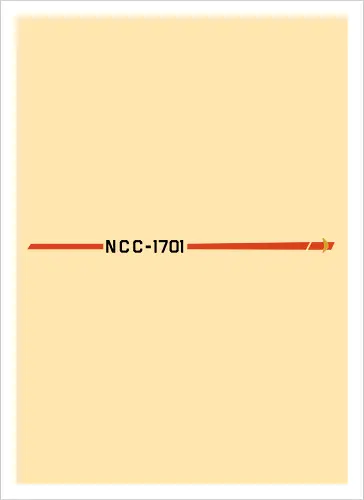 NCC - 1701 Enterprise - NCC - 1701 Enterprise, enterprise, Space, kirk - Kunstdruck