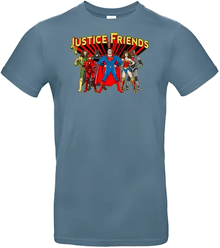 Justice Friends - justice, super, hero, comic, friends - Standard T-Shirt