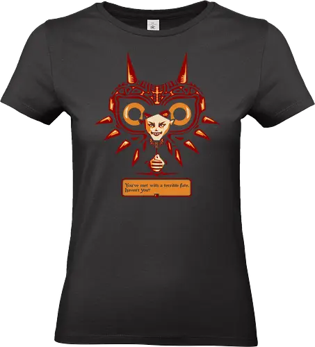 Terrible fate - terrible, fate, Princess, Hero of Time, mask - Standard T-Shirt (Frauen)