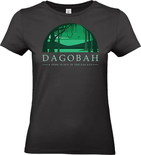 Dagobah - A Pure Place in the Galaxy - jedi, lightsaber, luke skywalker, sci fi, scifi, sith, sith lord, Alien, movie, Space Opera, dark side, Villain, film, han solo - Standard T-Shirt (Frauen)