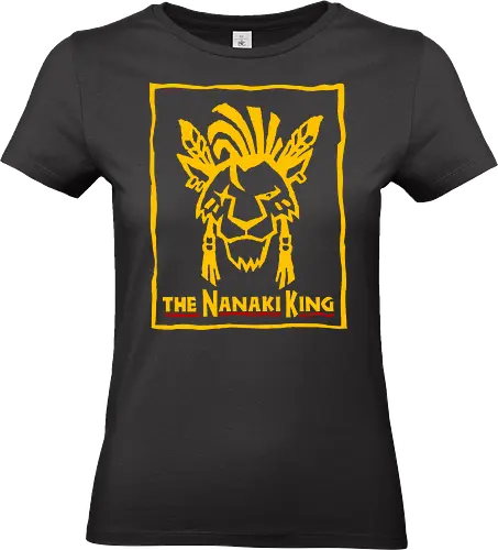 The Nanaki King - final, fantasy, cat, lion, red, game, retro, movie, parody - Standard T-Shirt (Frauen)