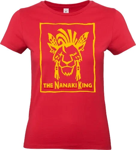 The Nanaki King - final, fantasy, cat, lion, red, game, retro, movie, parody - Standard T-Shirt (Frauen)