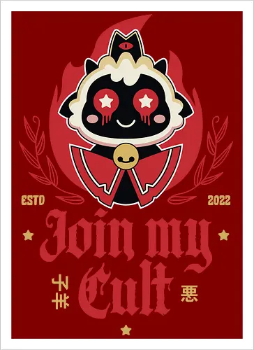 Join My Cult Emblem