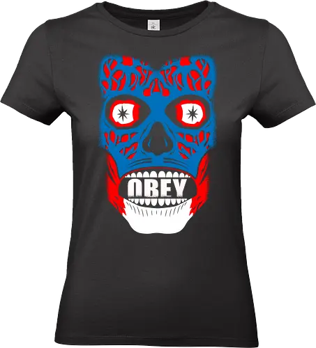 Obey Us - alien, john carpenter, movie, retro, 80s - Standard T-Shirt (Frauen)