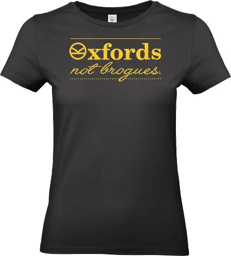 Oxford - oxford, brogue, secret, agent, spy, british, england, movie - Standard T-Shirt (Frauen)