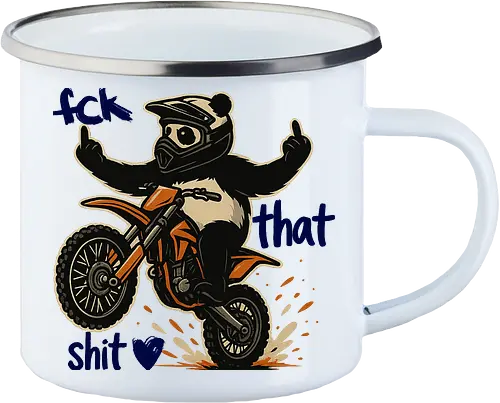 Fck That Shit (Navy Blue) - Emailletasse