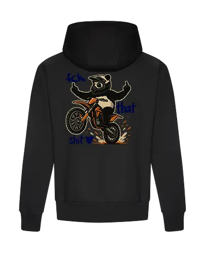 Fck That Shit (Navy Blue) - Heavyweight Hoodie