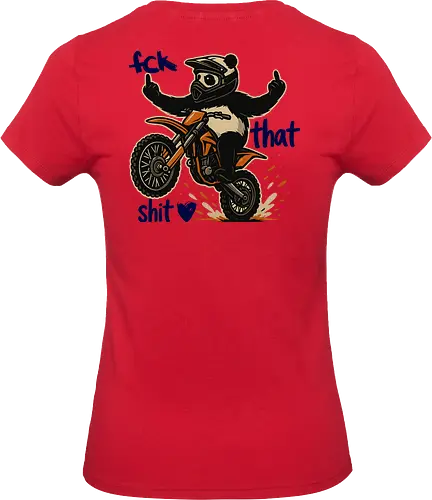 Fck That Shit (Navy Blue) - Standard T-Shirt (Frauen)