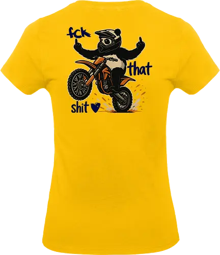 Fck That Shit (Navy Blue) - Standard T-Shirt (Frauen)