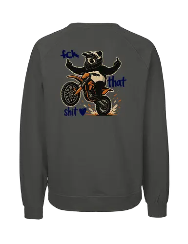 Fck That Shit (Navy Blue) - Fairtrade Sweatshirt