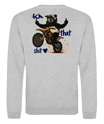 Fck That Shit (Navy Blue) - Sweatshirt