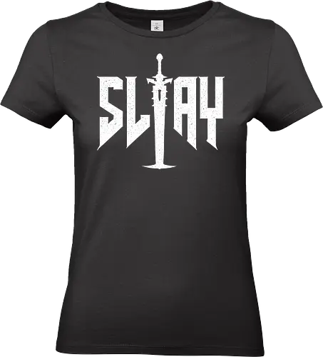 Slay - doom, marine, mars, alien, rock, metal, cacodemon, demon - Standard T-Shirt (Frauen)