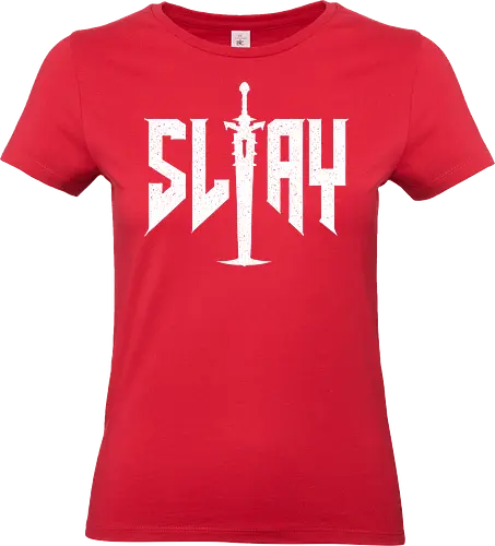 Slay - doom, marine, mars, alien, rock, metal, cacodemon, demon - Standard T-Shirt (Frauen)