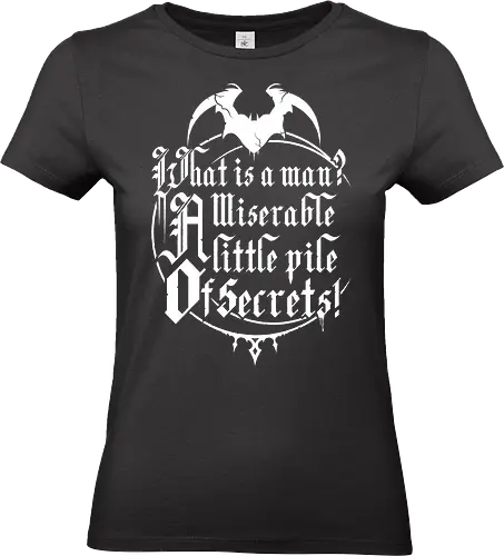 What is a man - vampire, killer, Gaming, medusa, evil, cute, game, quote - Standard T-Shirt (Frauen)