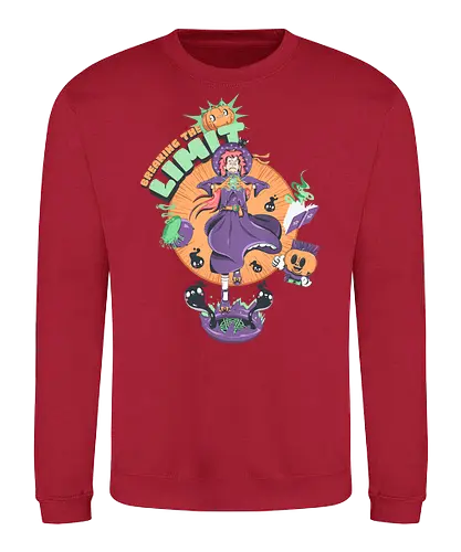 Die Grenzen überschreiten - schwarze Katze, Katzenfreund, dunkle Hexe, Geister, kawaii Okkultismus, Ritual, gruselig, süß, Hexenkunst, Witchcore-Ästhetik - Sweatshirt