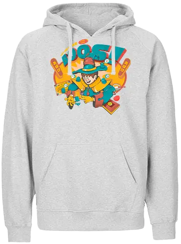 Sie sind für die Buuhs da - gruselig süß, Beschwörung, dunkle Kunst, dunkle Magie, lustig, Geisterparty, mystisches Chaos, Okkultismus, Ouija-Energie, Retro-Zauberer, Ritual - Fairtrade Hoodie