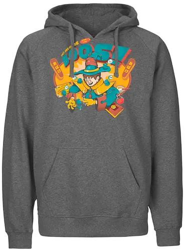 Sie sind für die Buuhs da - gruselig süß, Beschwörung, dunkle Kunst, dunkle Magie, lustig, Geisterparty, mystisches Chaos, Okkultismus, Ouija-Energie, Retro-Zauberer, Ritual - Fairtrade Hoodie