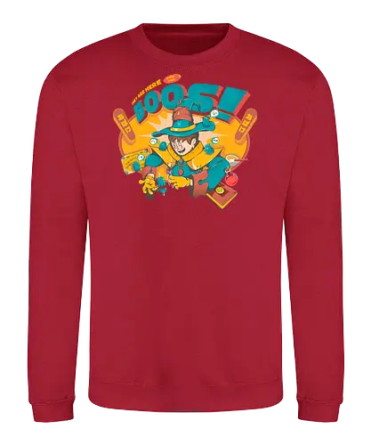 Sie sind für die Buuhs da - gruselig süß, Beschwörung, dunkle Kunst, dunkle Magie, lustig, Geisterparty, mystisches Chaos, Okkultismus, Ouija-Energie, Retro-Zauberer, Ritual - Sweatshirt