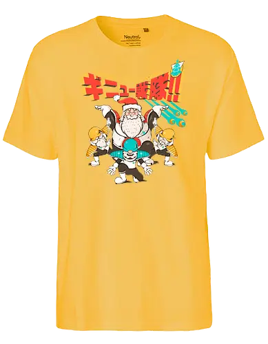 Weihnachts-Spezialkräfte - taktische Einheit, Weihnachten, Elfenkrieger, Spaß, Geeky Christmas, Kamehame Hohoho, Leistungsstufe, Santa Squad, Santa Strike Team, Shonen Christmas - Fairtrade T-Shirt