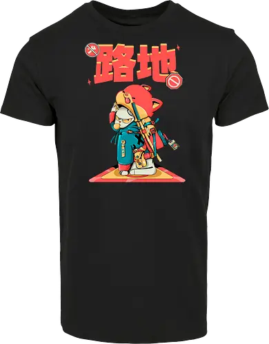 Katana-Katze in Verkleidung