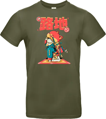 Katana-Katze in Verkleidung