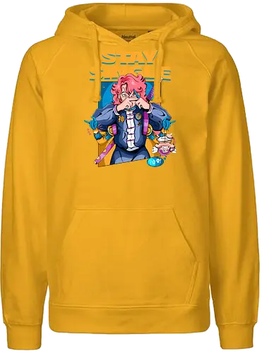Bleib Single - Anti-Valentinstag, Cyber-Ninja, Cyberpunk-Valentinstag, Kawaii-Herzensbrecher, Ninja-Mädchen, Single bleiben, Valentinstag-Ninjutsu - Fairtrade Hoodie