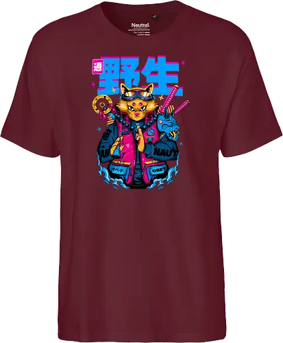 Samurai-Cyberpunk-Katze