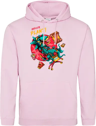 Zimmerpflanze - asozial, digital, asoziale Ästhetik, fleischfressende Pflanze, Photosynthese, Gamer-Pflanze, Zimmerpflanze, Plantcore, Quarantänecore, seltsames Indoor - Standard Hoodie