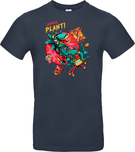 Zimmerpflanze - asozial, digital, asoziale Ästhetik, fleischfressende Pflanze, Photosynthese, Gamer-Pflanze, Zimmerpflanze, Plantcore, Quarantänecore, seltsames Indoor - Standard T-Shirt