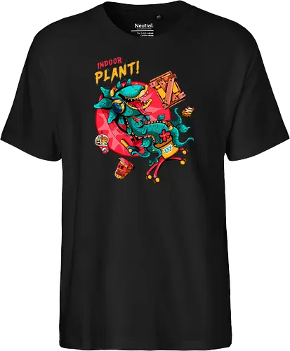 Zimmerpflanze - asozial, digital, asoziale Ästhetik, fleischfressende Pflanze, Photosynthese, Gamer-Pflanze, Zimmerpflanze, Plantcore, Quarantänecore, seltsames Indoor - Fairtrade T-Shirt